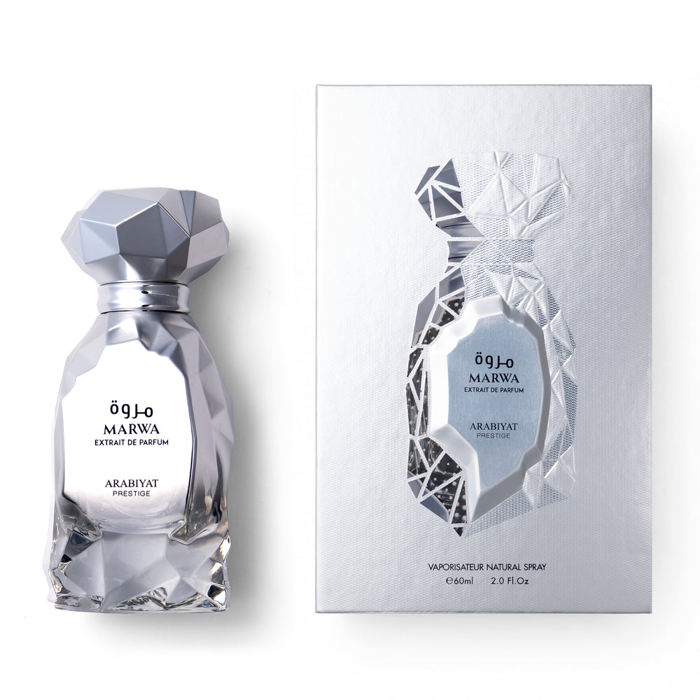 Arabiyat Prestige Marwa Extrait de Parfum 60ml bottle with box