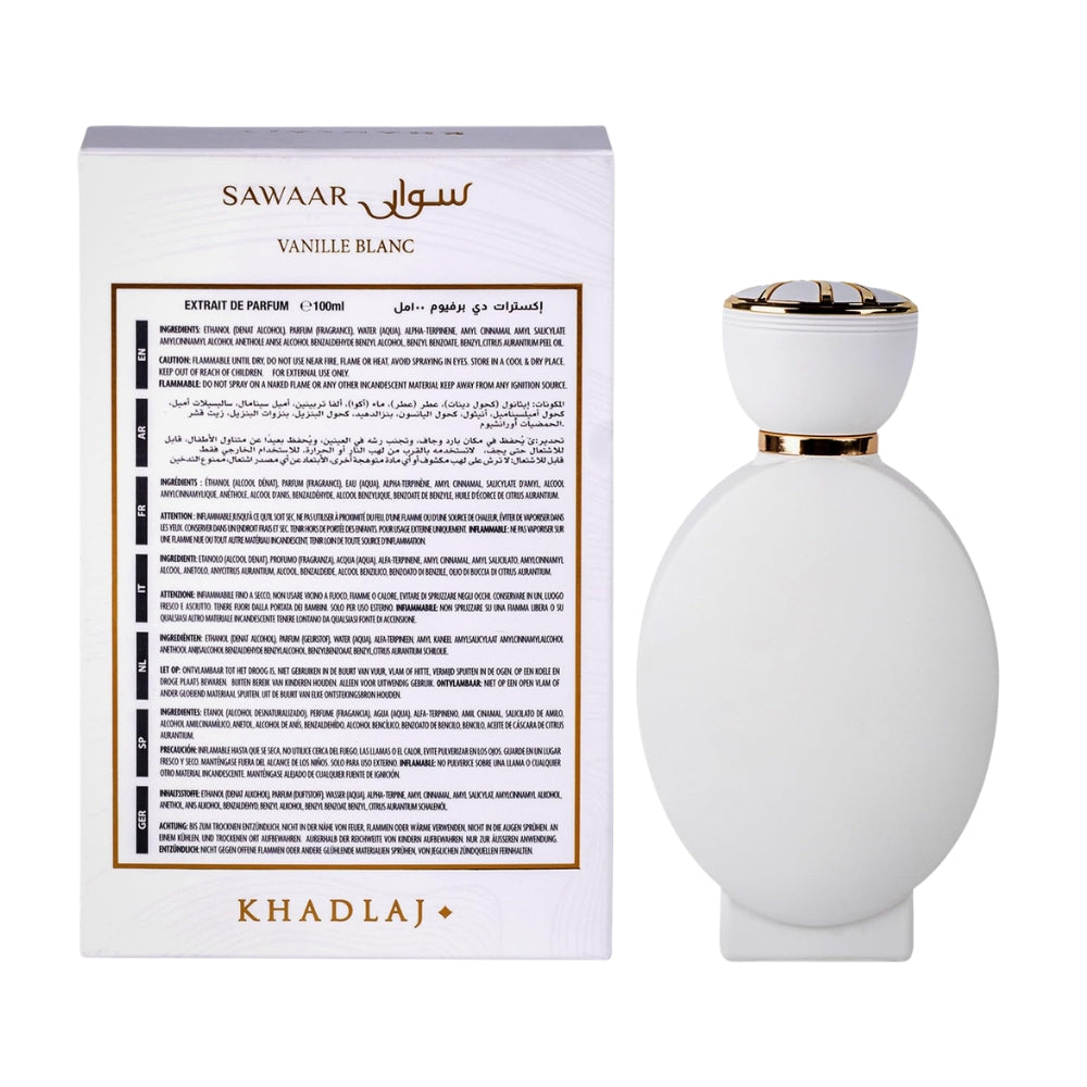 Khadlaj Sawaar Vanille Blanc