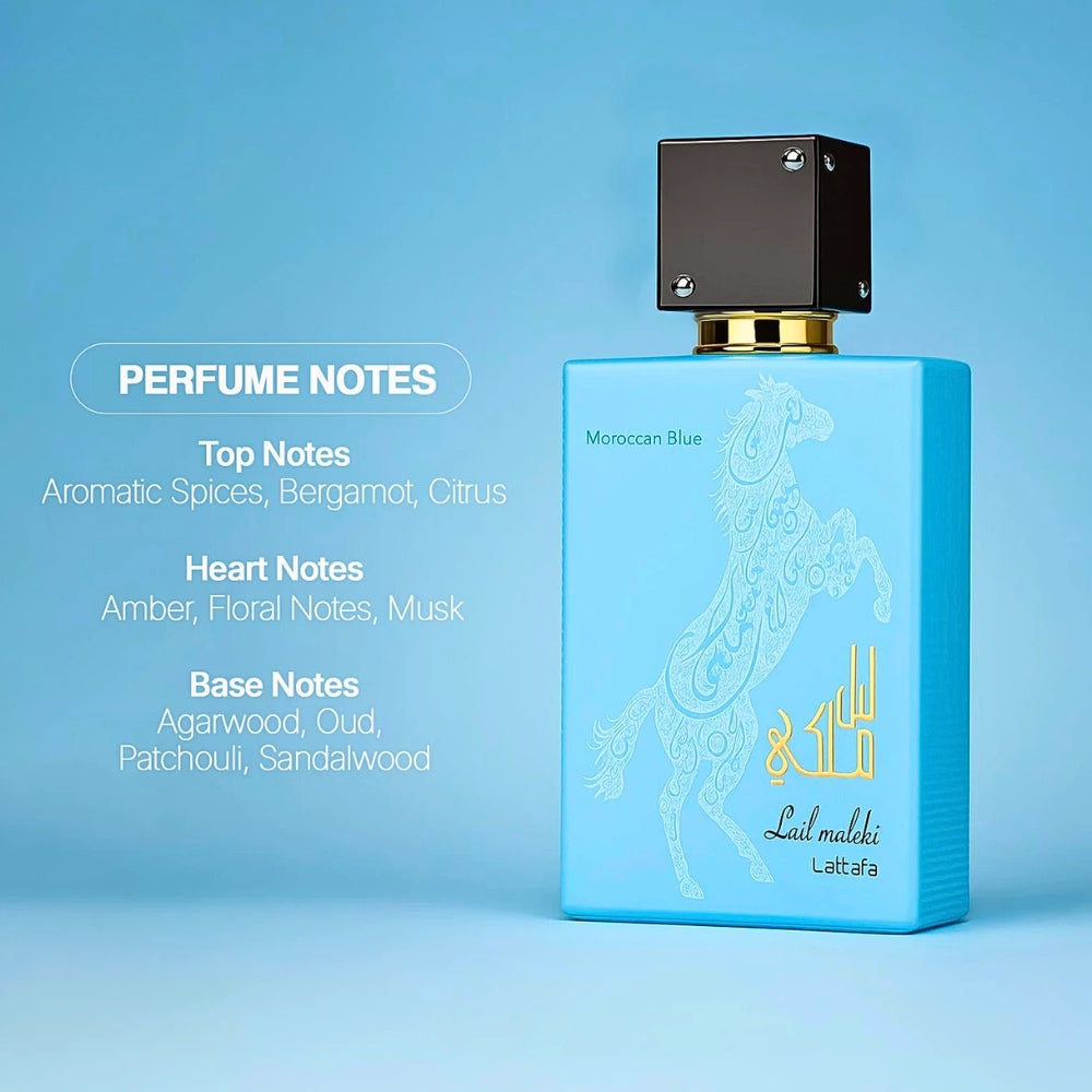 Lattafa Lail Maleki Moroccan Blue