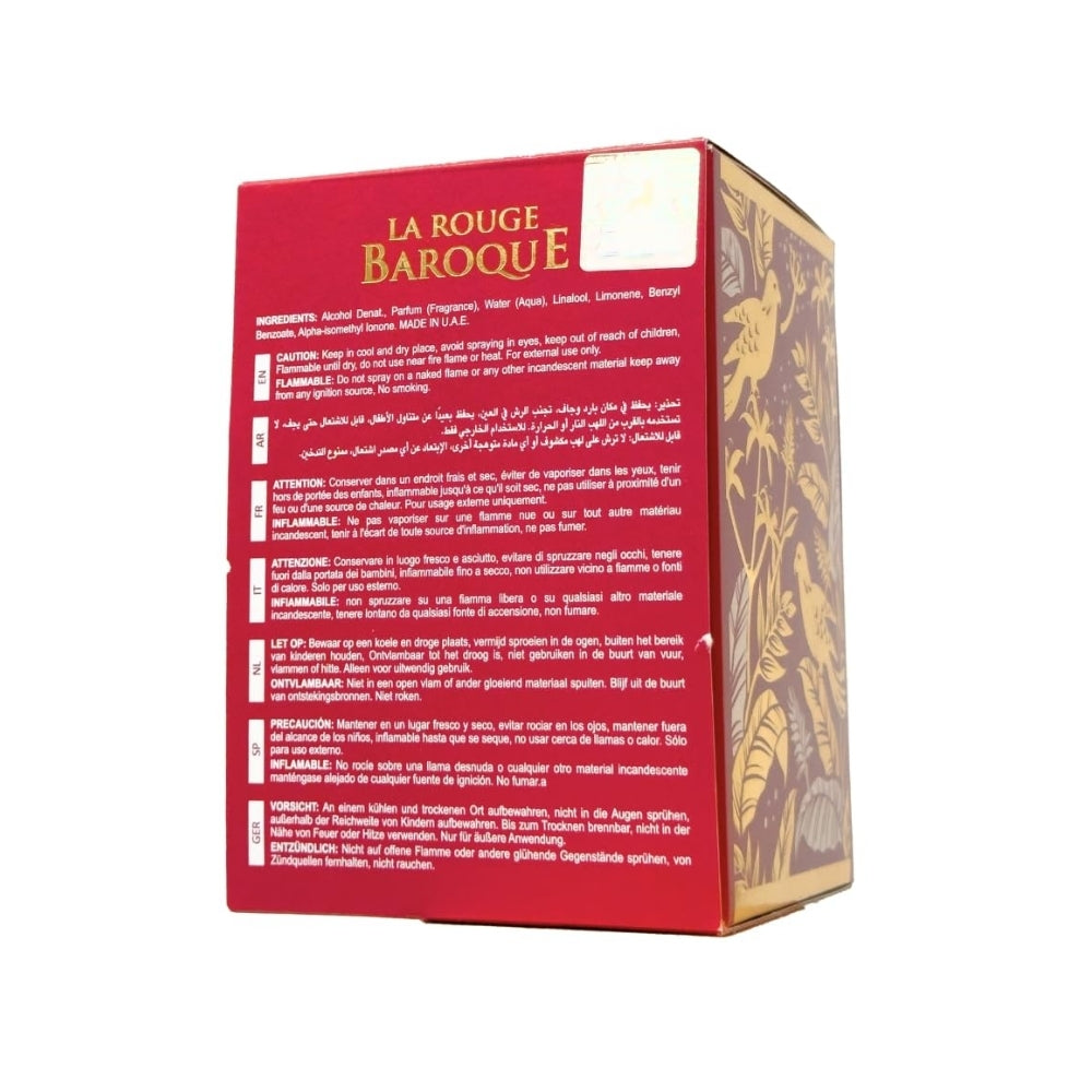 Lattafa Alhambra Baroque Rouge Extrait M 100ml
