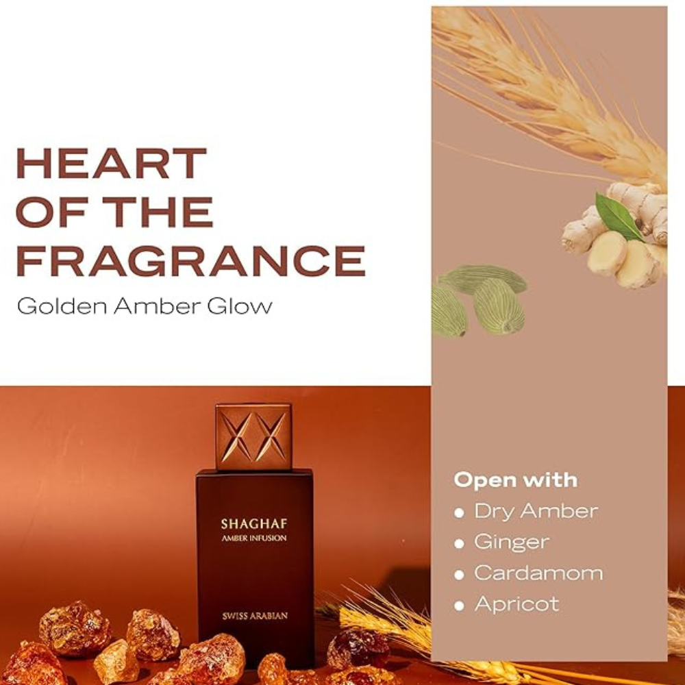 Swiss Arabian Shaghaf Amber Infusion