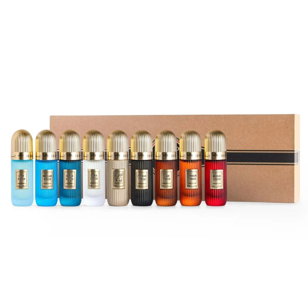 Ibraq Tobacco Collection bottles with gift box