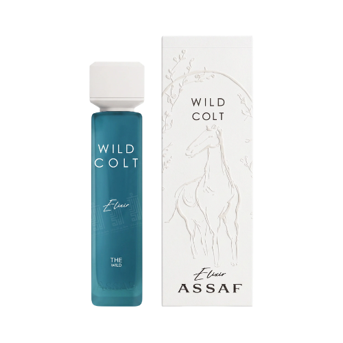 Assaf Wild Colt Elixir 200ml bottle with box