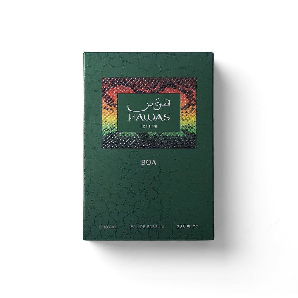 Rasasi Hawas Boa limited edition box