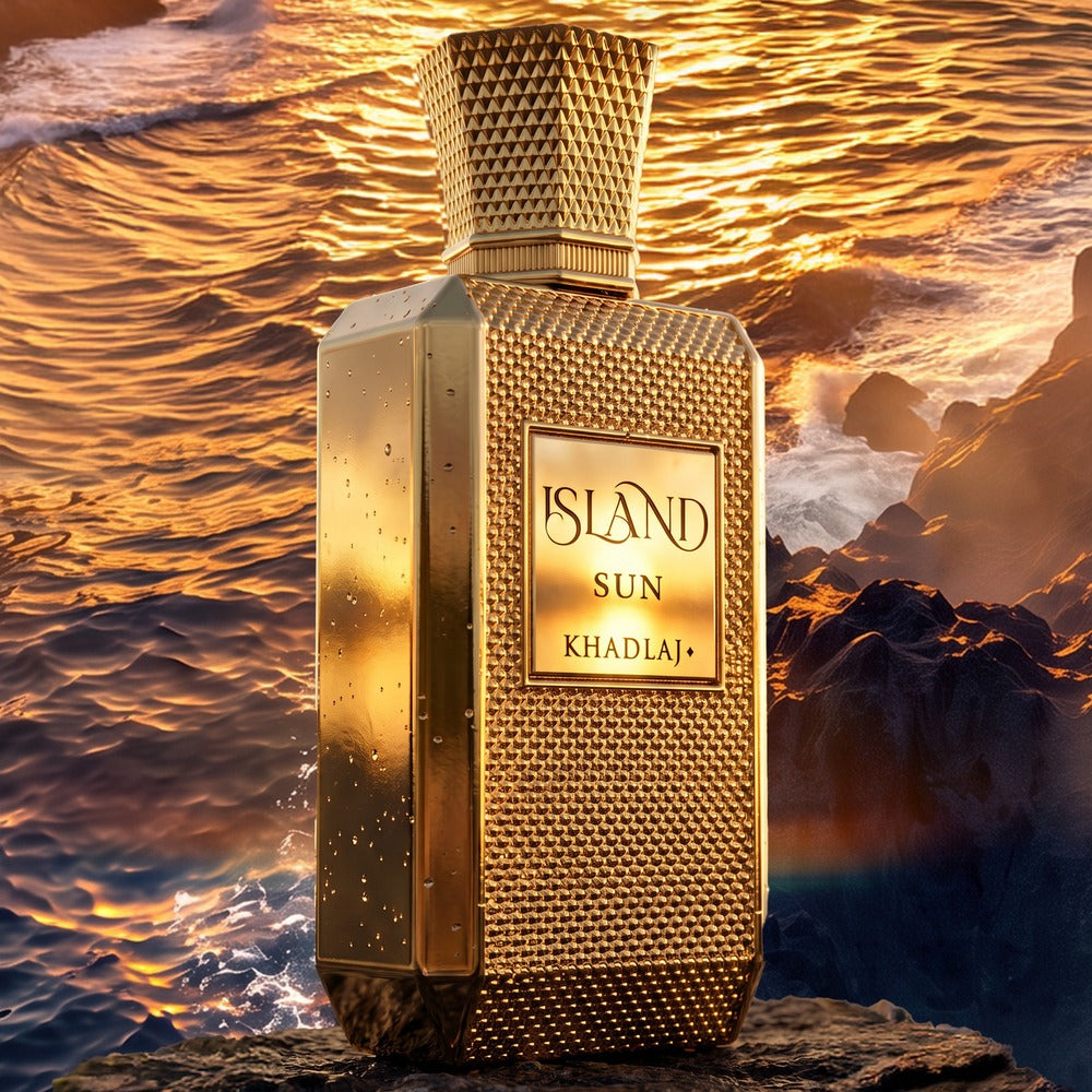 Khadlaj Island Sun perfume by the sea at sunset